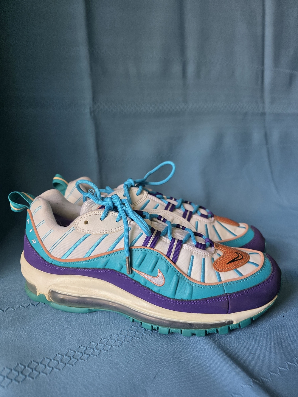 Nike Air Max 98 "Spirit Teal / Hornets" (2019) - Size Men’s 8 Rare